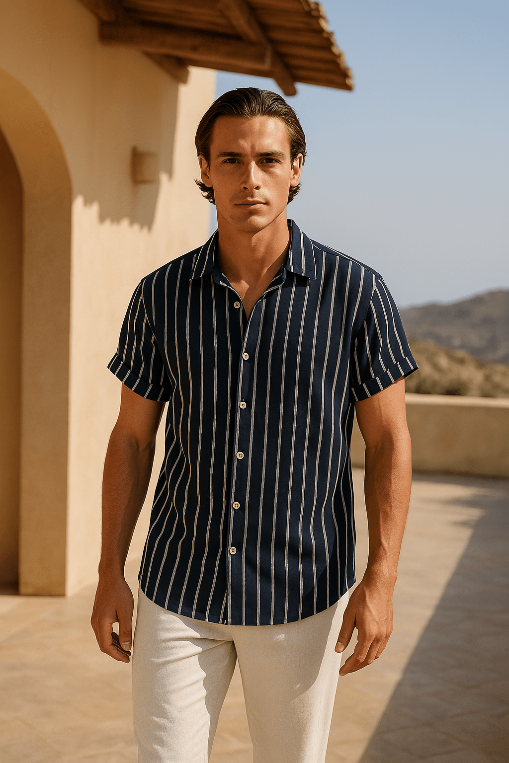 Derada | Gestreepte Elegance Set - Derada Fashion