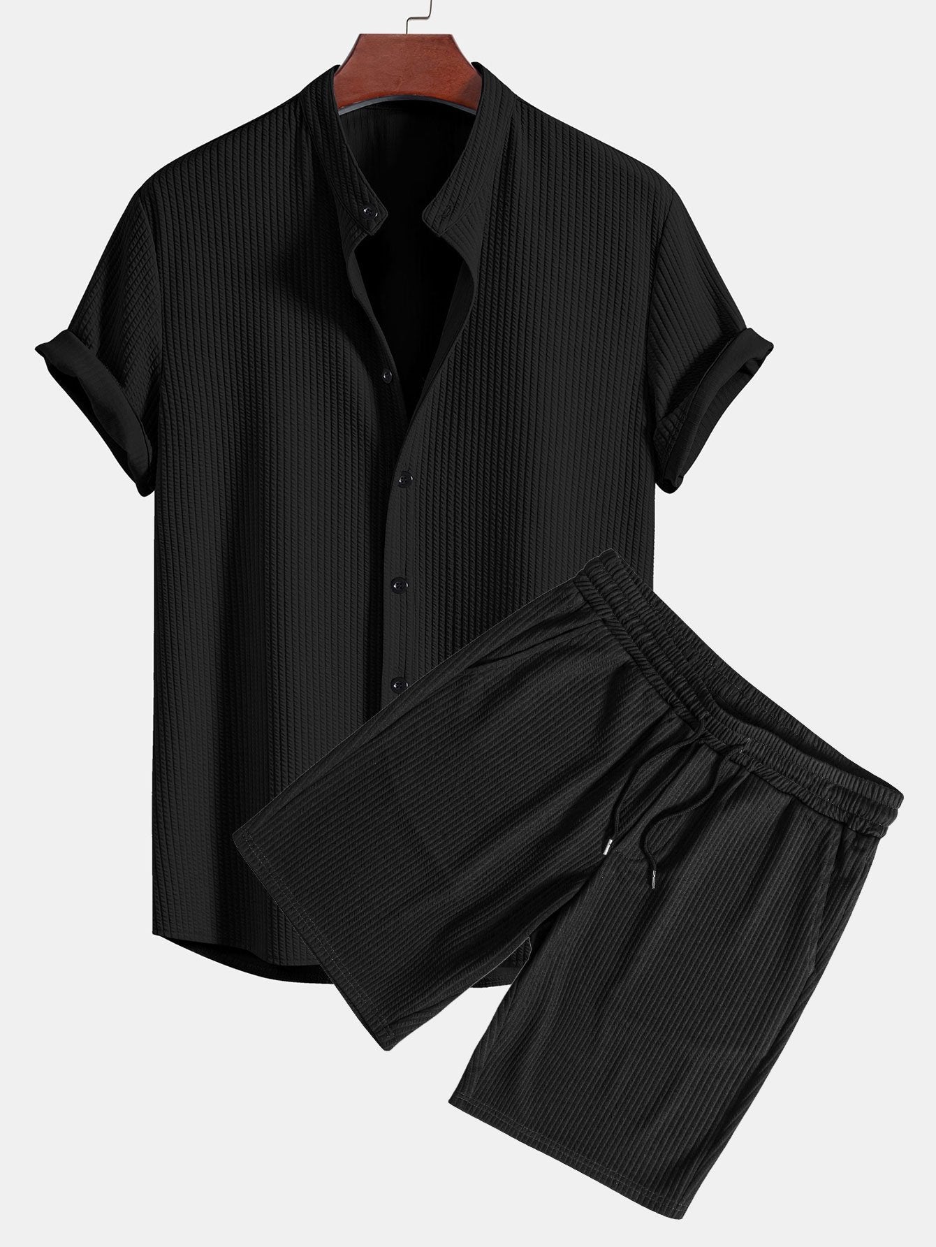 Derada | Strakke Geribbelde Set - Derada Fashion