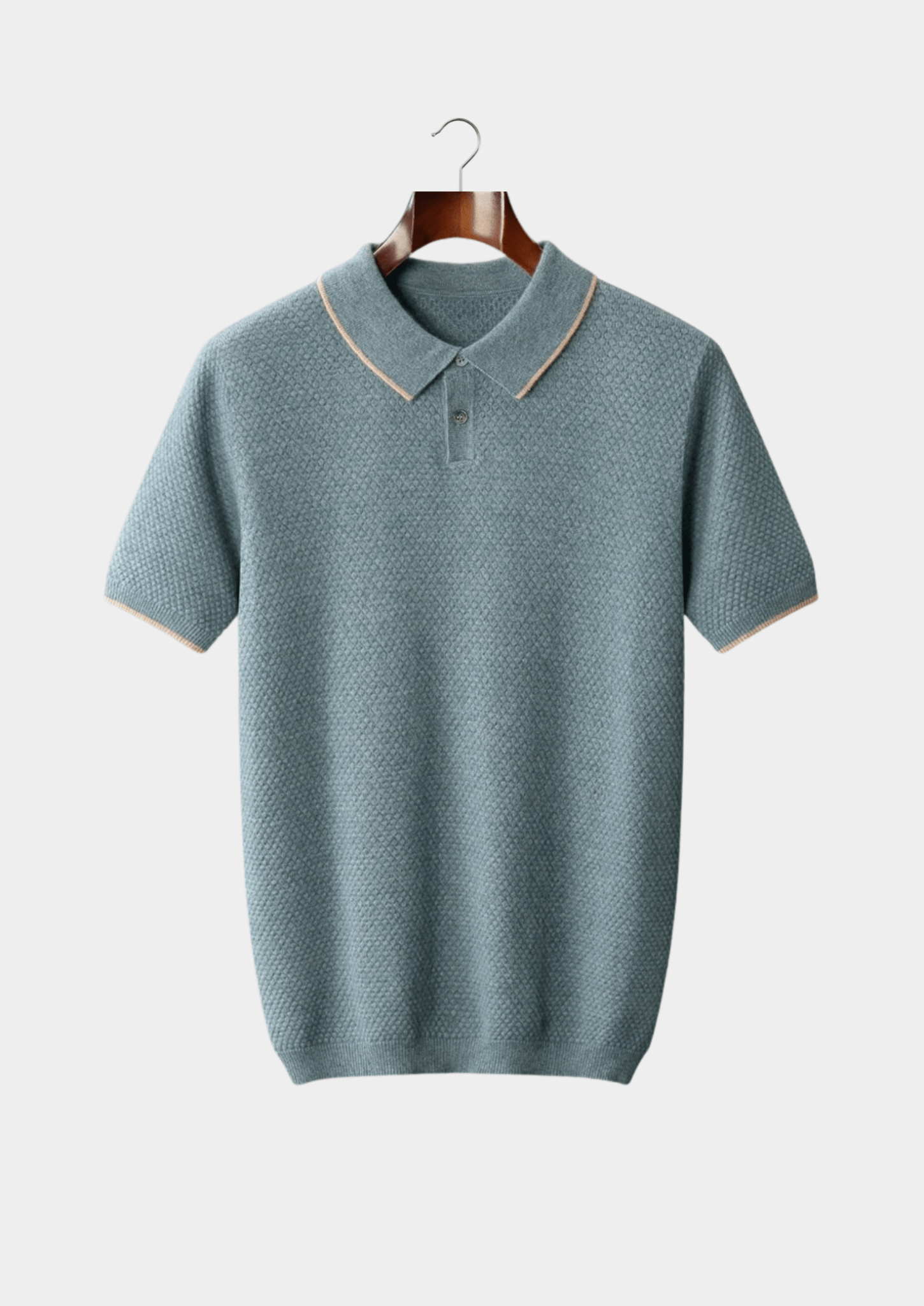 PREMIUM CASHMERE TWO - TONE POLO - Derada