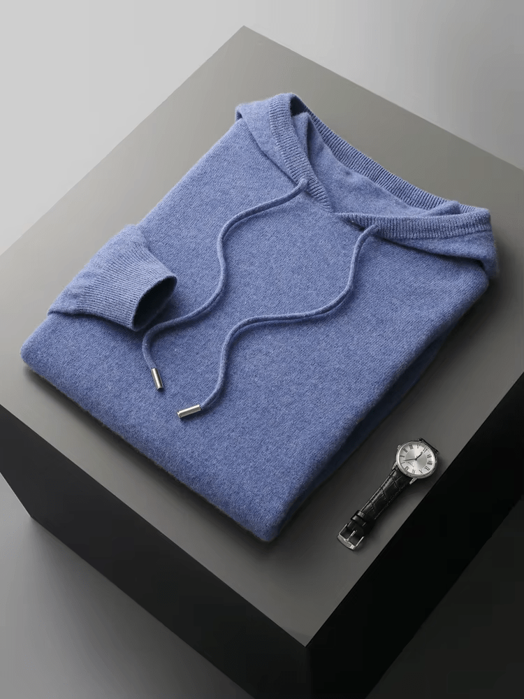 PURE EXTRA - FINE MERINO WOOL LEISURE HOODIE - Derada