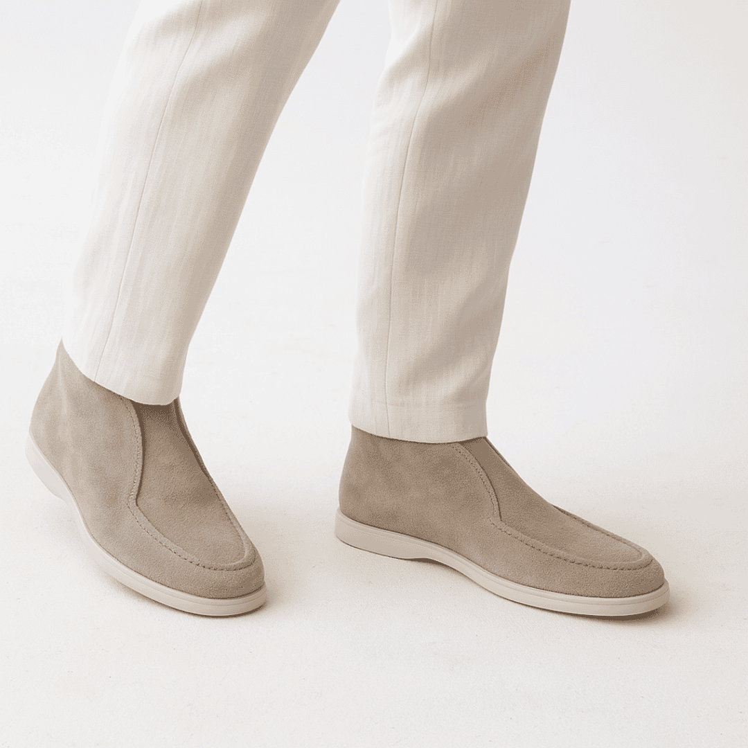 Derada | Hoge Suede Loafers - Derada Fashion