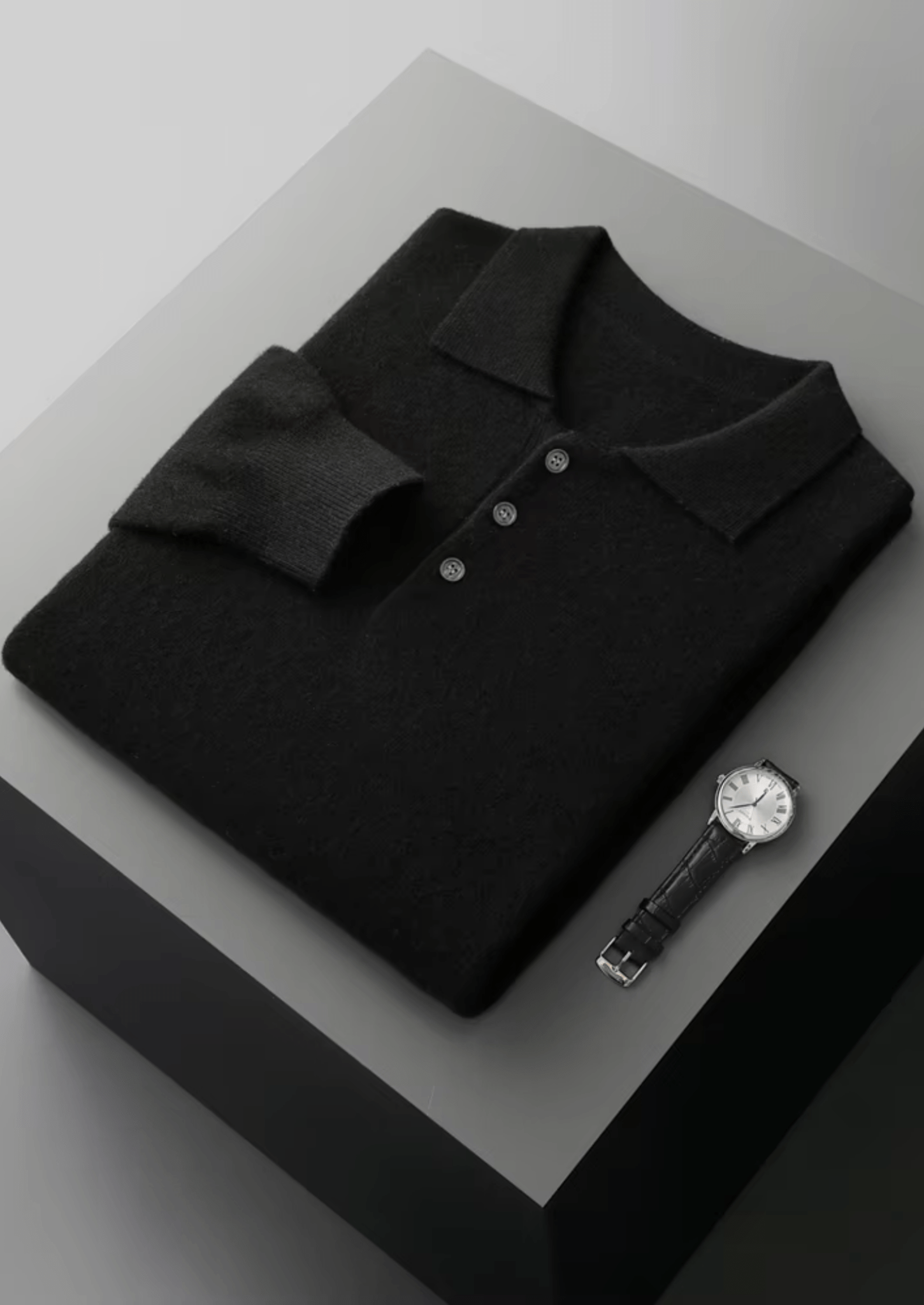 PURE EXTRA - FINE MERINO WOOL CLASSIC SWEATER POLO - Derada